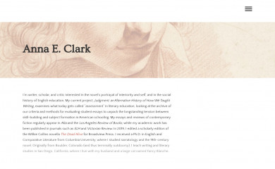 annaeclark.com screenshot