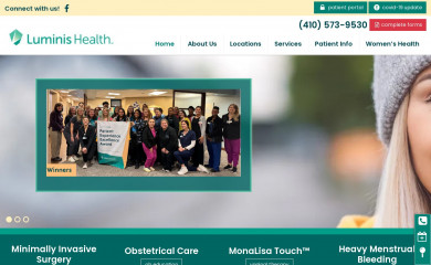 annapolisobgyn.com screenshot