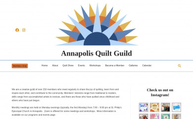 annapolisquiltguild.org screenshot