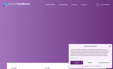 anne-vonthron.com screenshot
