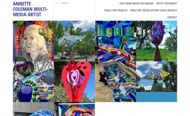 annettecolemanartist.com screenshot