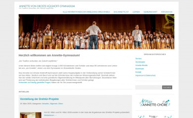 annettegymnasium.de screenshot