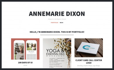 annemariedixon.com screenshot