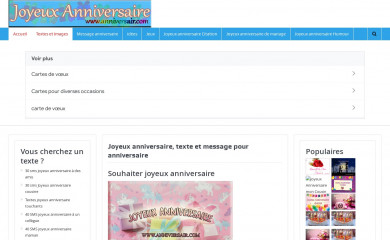 anniversair.com screenshot