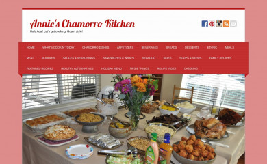annieschamorrokitchen.com screenshot