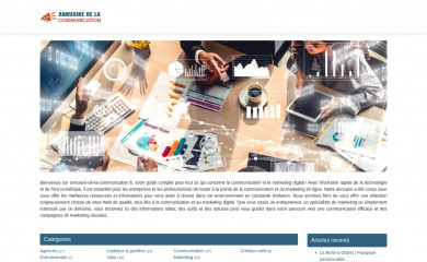 annuaire-de-la-communication.fr screenshot