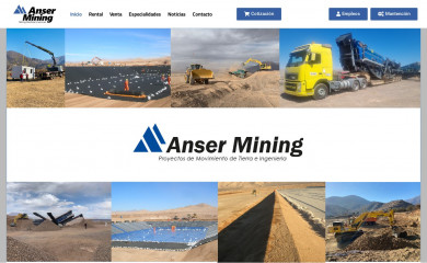 ansermining.cl screenshot