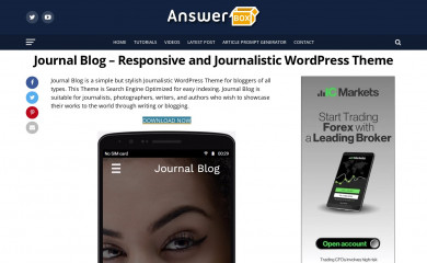 https://answerbox.net/journal-blog-responsive-and-journalistic-wordpress-theme/ screenshot