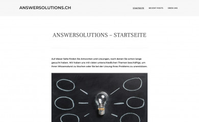 answersolutions.ch screenshot