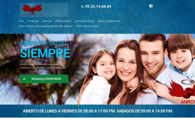 anrowcomercializadora.com screenshot