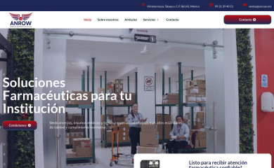 anrowcomercializadora.com screenshot