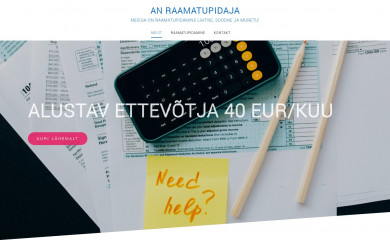 anraamatupidaja.ee screenshot