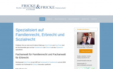 anwalt-fricke.de screenshot