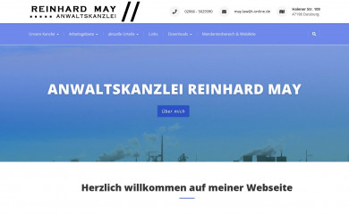 anwalt-may.de screenshot