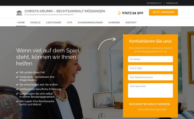 anwaltskanzlei-krumm.de screenshot