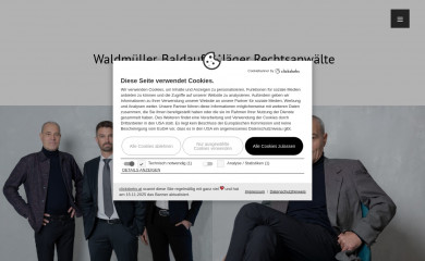 anwaltteam.at screenshot