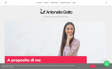 antonellagatto.it screenshot