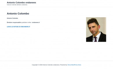 antoniocolombo.com screenshot