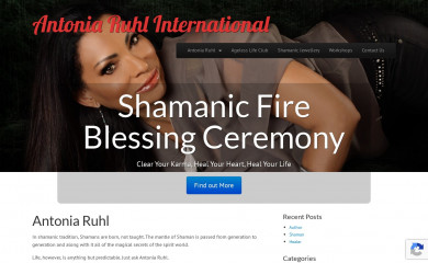 antoniaruhlinternational.com screenshot
