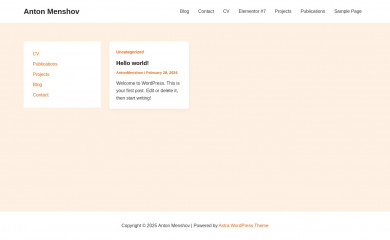 antonmenshov.com screenshot
