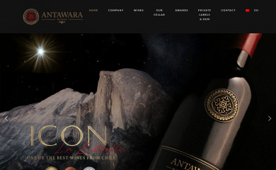 antawara-wines.cl screenshot