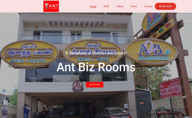 antbizrooms.com screenshot