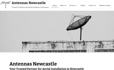 antennasnewcastle.com.au screenshot