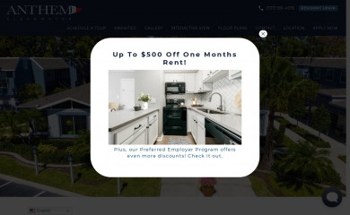 anthemclearwater.com screenshot