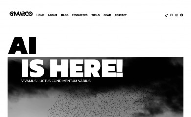 anthonygmarko.com screenshot