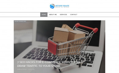 anthonyknaape.com screenshot