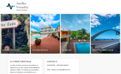 antilles-virtuality.com screenshot