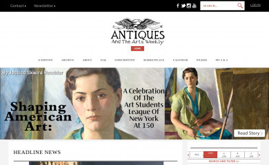 antiquesandthearts.com screenshot