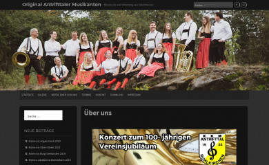 antrifttaler-musikanten.de screenshot