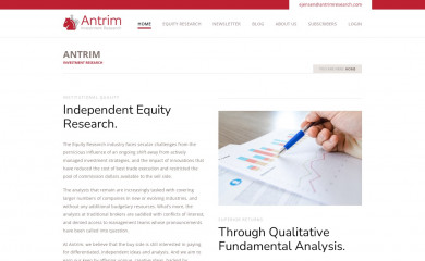 antrimresearch.com screenshot