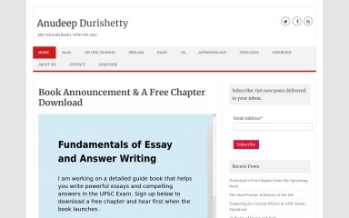 http://anudeepdurishetty.in screenshot