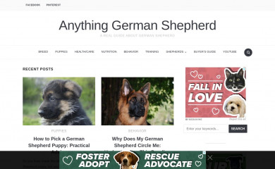 anythinggermanshepherd.com screenshot
