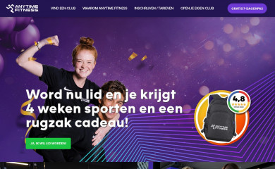 anytimefitness.nl screenshot
