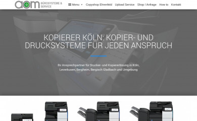 aom-copysystems.de screenshot