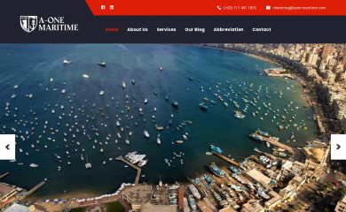 aone-maritime.com screenshot