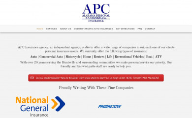 apcinsuranceagency.com screenshot