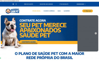 apaixonadossaudepet.com.br screenshot