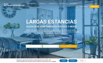 apartamentostemporales.com screenshot