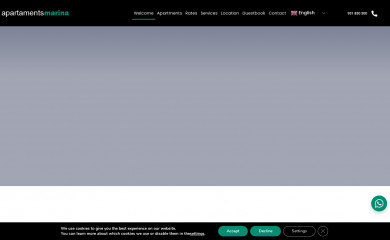 apartamentsmarina.com screenshot
