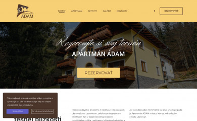 apartmanadam.sk screenshot