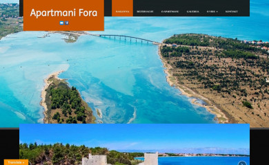 apartmani-fora.com screenshot