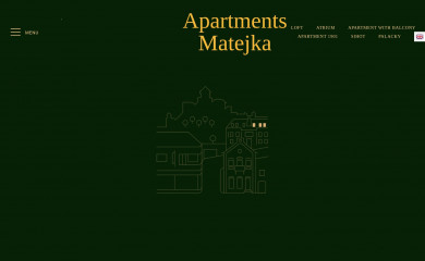 apartmanymatejka.sk screenshot