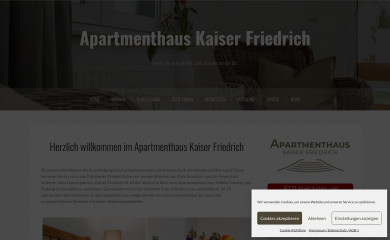apartmenthotel-kaiser-friedrich.de screenshot