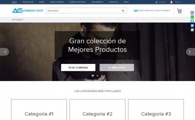 aparicioshop.com screenshot