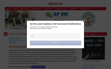 apdsc.in screenshot