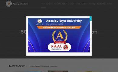 apeejay.edu screenshot
